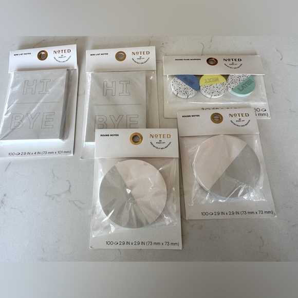 NWT Post-It Assortment of FIVE Packages Post-It Sticky Notes Mini Notes - Picture 1 of 6